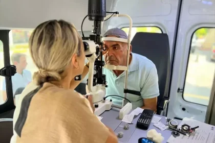 Milletvekili Tuba Vural Çokal, Mobil Göz Muayene Hizmeti Sunuyor