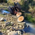 Traktör Devrildi, Sürücü Hayatını Kaybetti