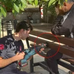 Uyurken bacağı banka sıkışan adamı itfaiye kurtardı
