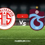 Antalyaspor Trabzonspor maçı kaç kaç? MAÇ SONUCU! Antalyaspor Trabzonspor golleri kim attı, canlı maç anlatımı!