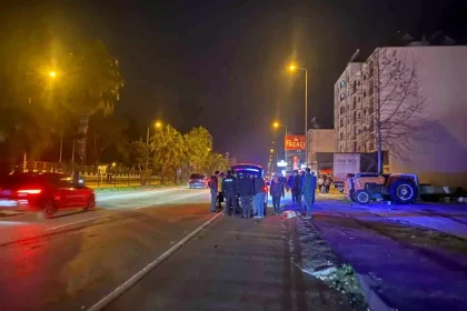 Emekli polis memuru kazada hayatını kaybetti: O anlar kamerada