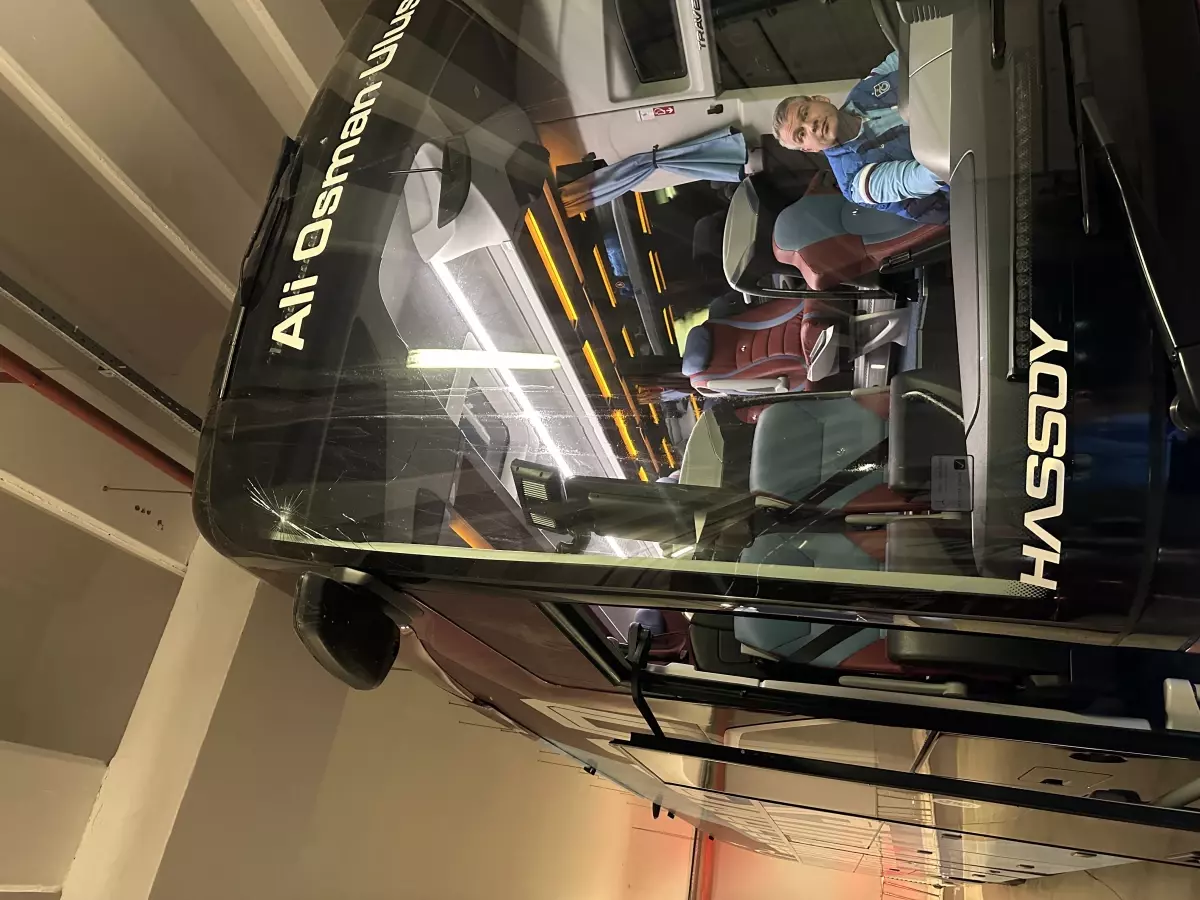Trabzonspor takım otobüsüne Antalya