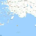 Antalya Kaş açıklarında 4.5 büyüklüğünde deprem meydana geldi