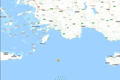 Antalya Kaş açıklarında 4.5 büyüklüğünde deprem meydana geldi
