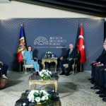 Cumhurbaşkanı Erdoğan, Moldova Cumhurbaşkanı Sandu ile bir araya geldi