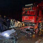 Isparta-Antalya karayolunda feci kaza: 1 ölü, 5 yaralı