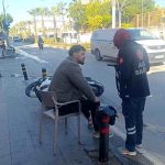 Otomobil ile motosikletin çarpıştığı kazada 1 kişi yaralandı