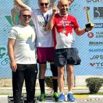75 yaş üstü kategoride birinci olan milli sporcu Ali Bıdı Türkiye Kupası sahibi oldu