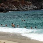 Alanya sahillerinde bayram yoğunluğu