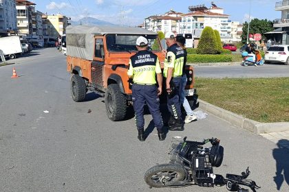 Kazadan yaralı kurtulan sürücüye araca plaka takmamaktan 46 bin TL ceza