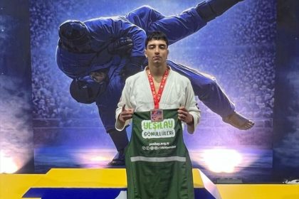 Yeşilayspor Kulübünün milli sporcusu Ahmet Tombul