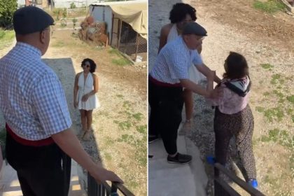 Yolunu kaybeden turistle eşini kıskandırdı, ortalık fena karıştı