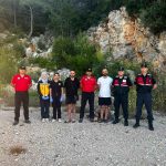 Gezmek için gittikleri Gizli koyda kaybolan 2 kişi JAK timlerince kurtarıldı