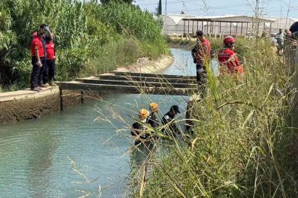 Sulama kanalında kaybolan sera işçisi 45 saat sonra ölü bulundu