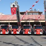 Antalya Büyükşehir İtfaiyesine 14 milyon avroluk 24 araç hizmete girdi